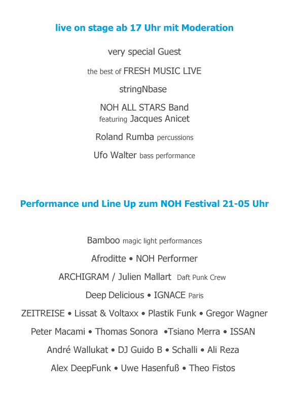 Programm Festival Klimakette 